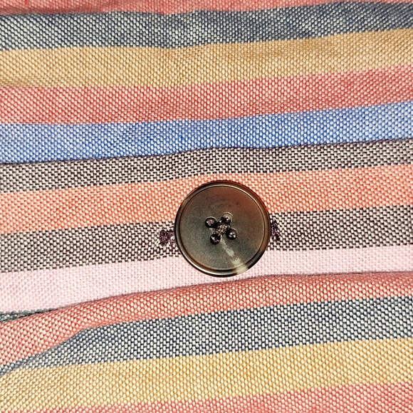 Madewell lined mini tank dress scoop neck button front - Small - Picture 10 of 11